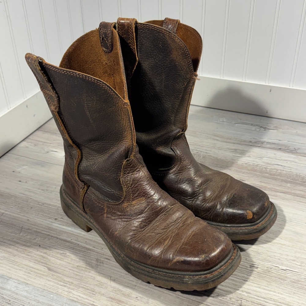 Ariat Rambler Recon Bomber Western Square Toe Work Boot 10008638 Men's 10.5D